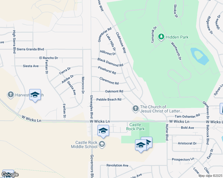 map of restaurants, bars, coffee shops, grocery stores, and more near 640 Claremont Road in Billings