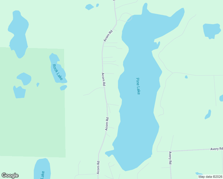 map of restaurants, bars, coffee shops, grocery stores, and more near 4991 Acorn Road in Burtrum