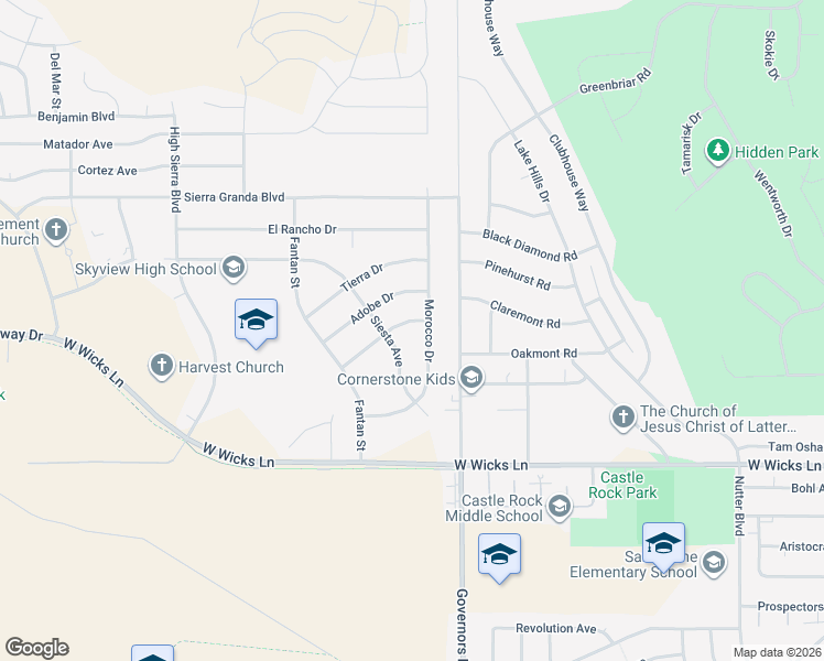 map of restaurants, bars, coffee shops, grocery stores, and more near 874 Solita Drive in Billings