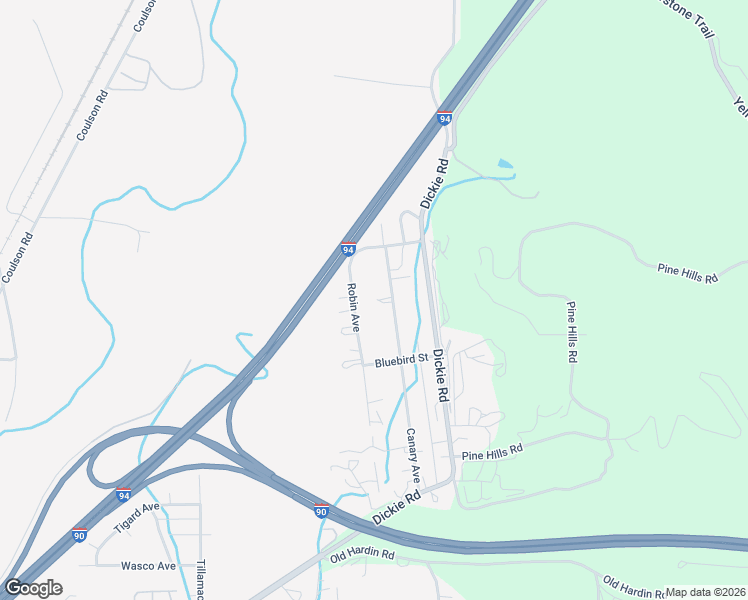 map of restaurants, bars, coffee shops, grocery stores, and more near 1844 Canary Avenue in Billings