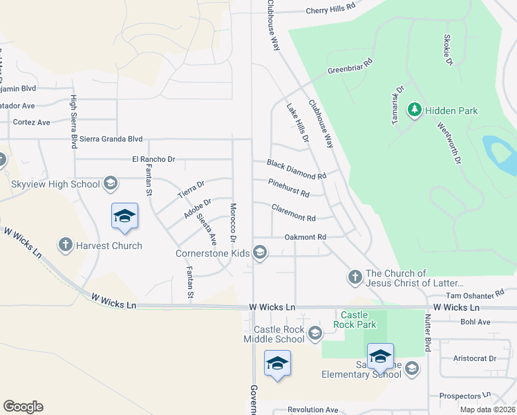 map of restaurants, bars, coffee shops, grocery stores, and more near 1870 Gleneagles Blvd in Billings