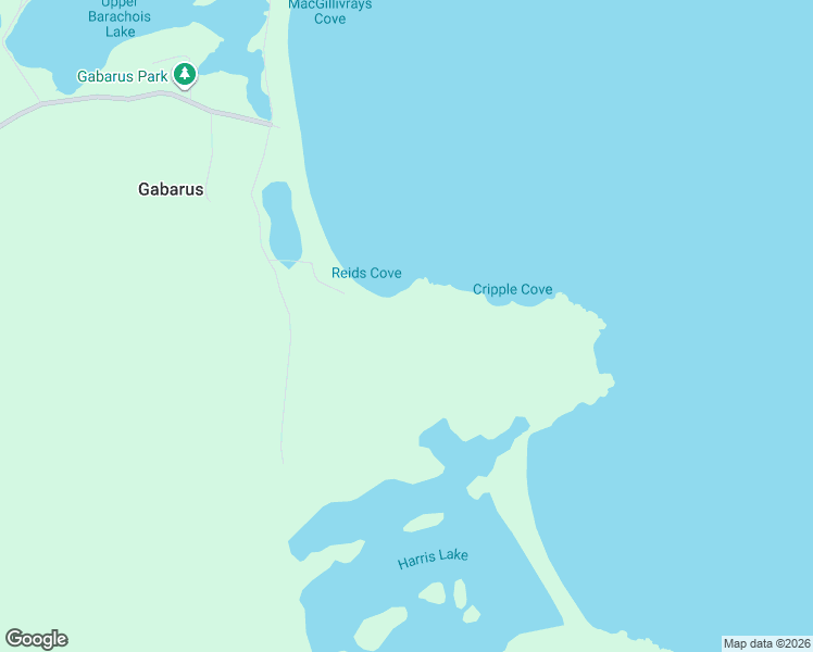 map of restaurants, bars, coffee shops, grocery stores, and more near 125 Gull Cove Road in Gabarus