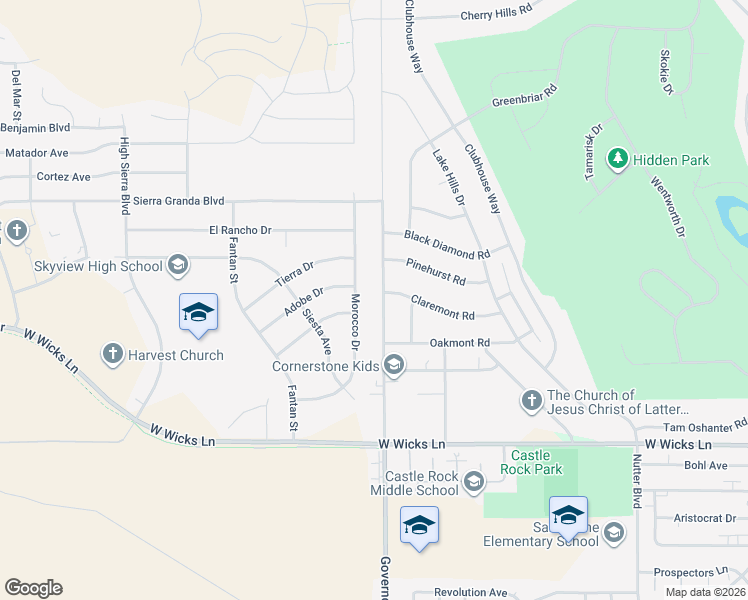 map of restaurants, bars, coffee shops, grocery stores, and more near 1870 Gleneagles Blvd in Billings