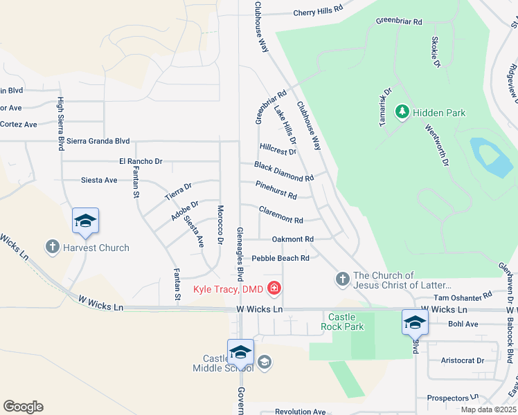 map of restaurants, bars, coffee shops, grocery stores, and more near 612 Claremont Road in Billings