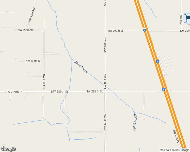 map of restaurants, bars, coffee shops, grocery stores, and more near 3316 Northwest 289th Street in Ridgefield