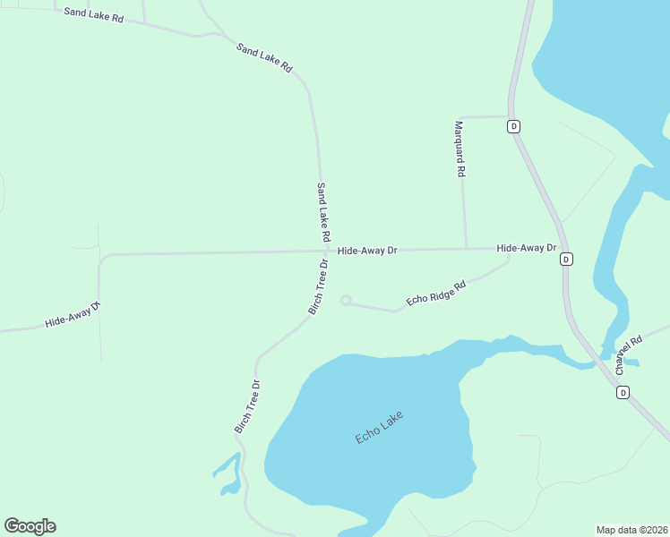 map of restaurants, bars, coffee shops, grocery stores, and more near 4885 Hide-Away Drive in Eagle River