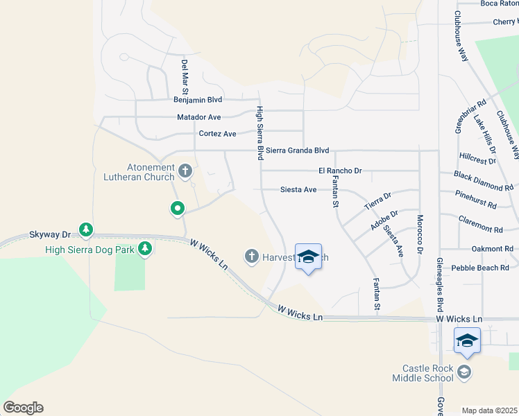 map of restaurants, bars, coffee shops, grocery stores, and more near 1870 High Sierra Boulevard in Billings