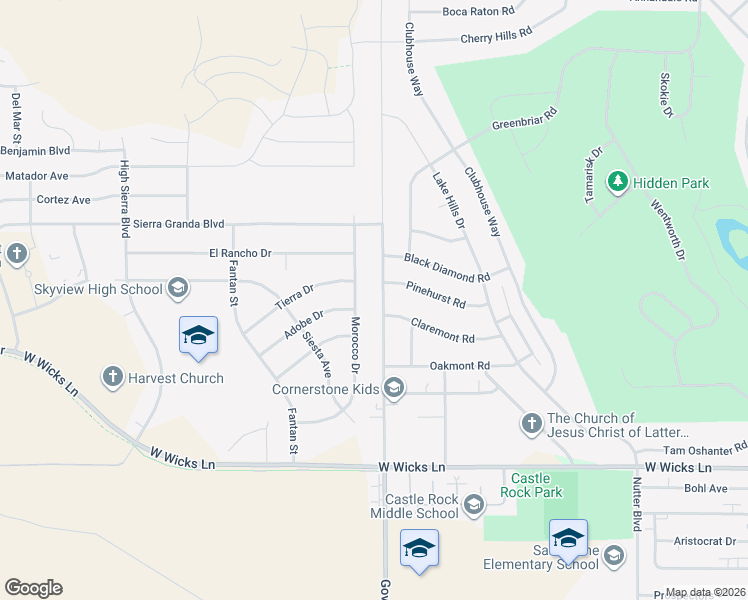 map of restaurants, bars, coffee shops, grocery stores, and more near 1870 Gleneagles Boulevard in Billings