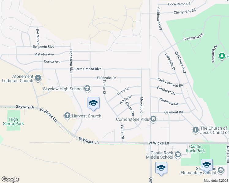 map of restaurants, bars, coffee shops, grocery stores, and more near 952 Siesta Circle in Billings