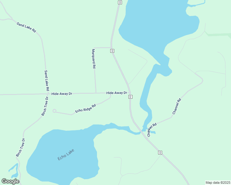 map of restaurants, bars, coffee shops, grocery stores, and more near 4770 Hide-Away Drive in Eagle River