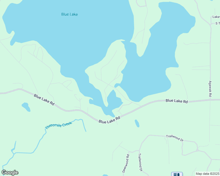 map of restaurants, bars, coffee shops, grocery stores, and more near 7634 Blue Lake Island Road in Minocqua