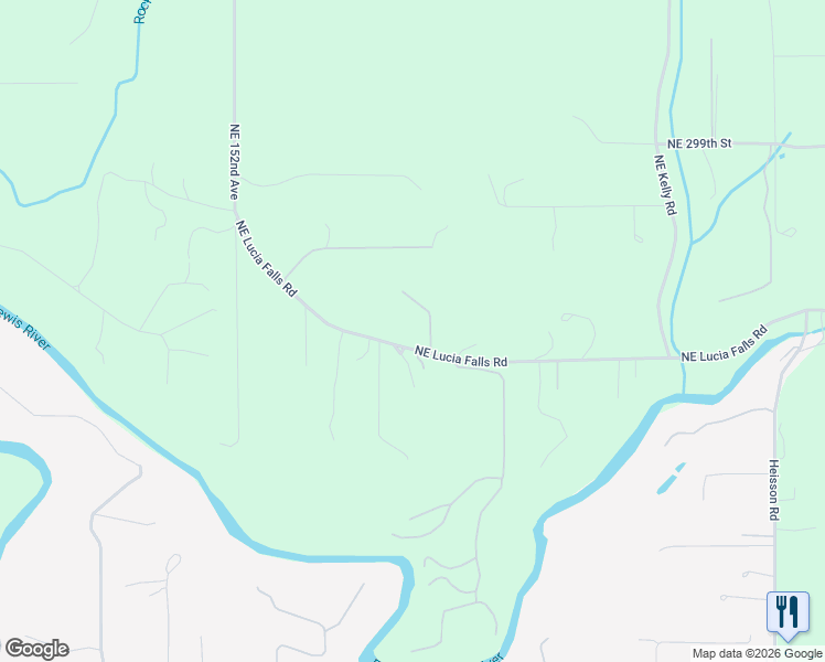 map of restaurants, bars, coffee shops, grocery stores, and more near 15906 Northeast Lucia Falls Road in Battle Ground
