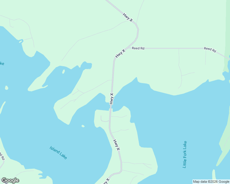 map of restaurants, bars, coffee shops, grocery stores, and more near 7743 Highway X in Three Lakes