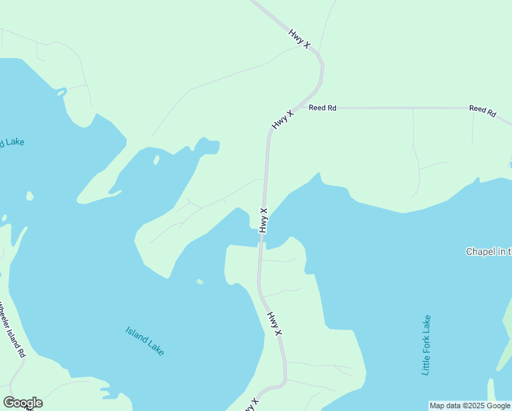 map of restaurants, bars, coffee shops, grocery stores, and more near 7743 Highway X in Three Lakes