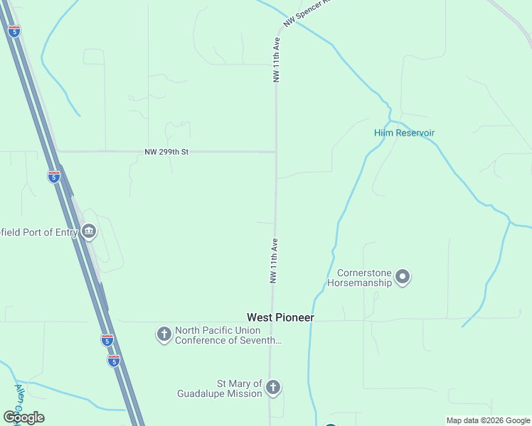 map of restaurants, bars, coffee shops, grocery stores, and more near 29420 Northwest 11th Avenue in Ridgefield