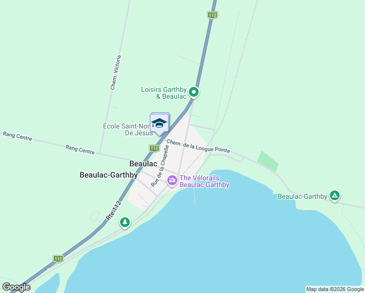map of restaurants, bars, coffee shops, grocery stores, and more near 22 Rue Saint François in Beaulac-Garthby