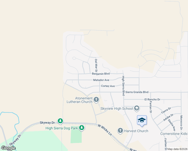 map of restaurants, bars, coffee shops, grocery stores, and more near 1306 Benjamin Boulevard in Billings