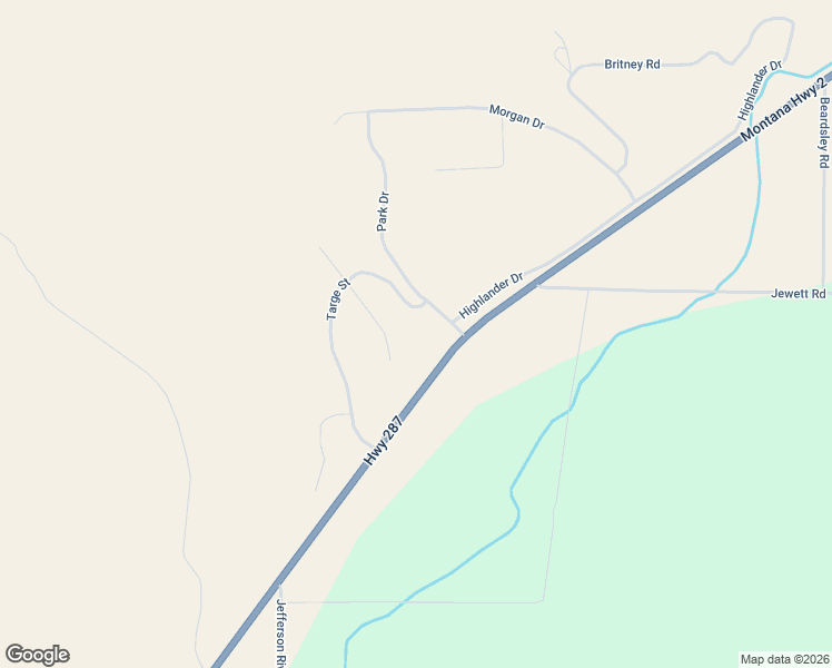 map of restaurants, bars, coffee shops, grocery stores, and more near 1 Targe Street in Three Forks