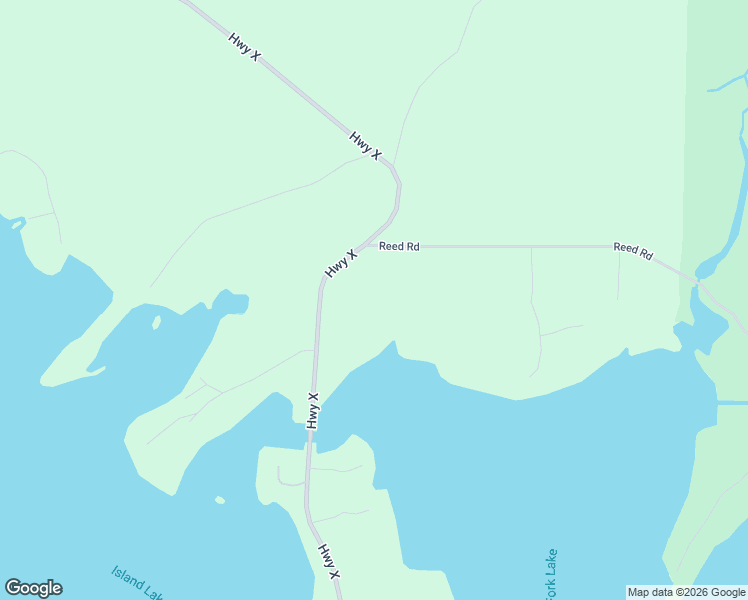 map of restaurants, bars, coffee shops, grocery stores, and more near 7850 Highway X in Three Lakes