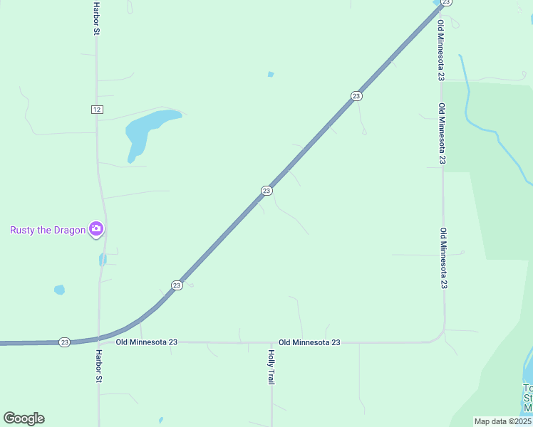 map of restaurants, bars, coffee shops, grocery stores, and more near 1747 Minnesota 23 in Ogilvie