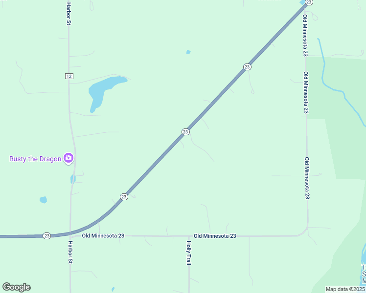map of restaurants, bars, coffee shops, grocery stores, and more near 1747 Minnesota 23 in Ogilvie