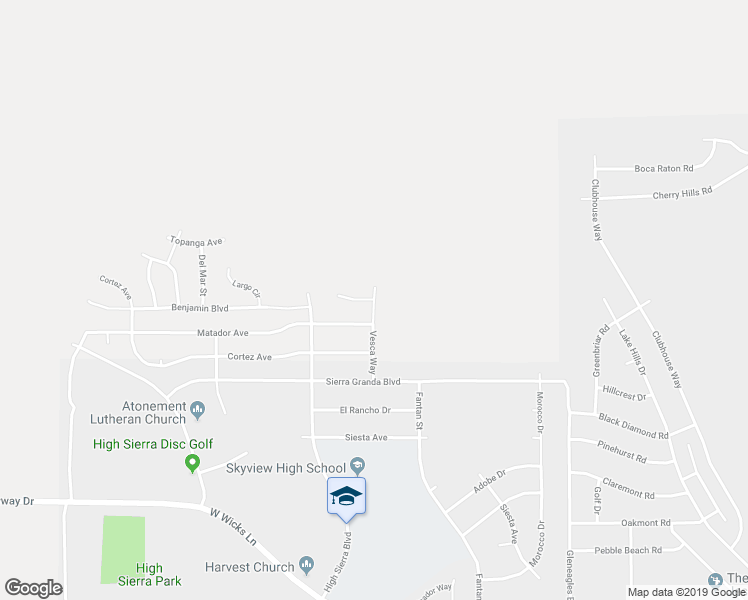 map of restaurants, bars, coffee shops, grocery stores, and more near 2111 Vesca Way in Billings