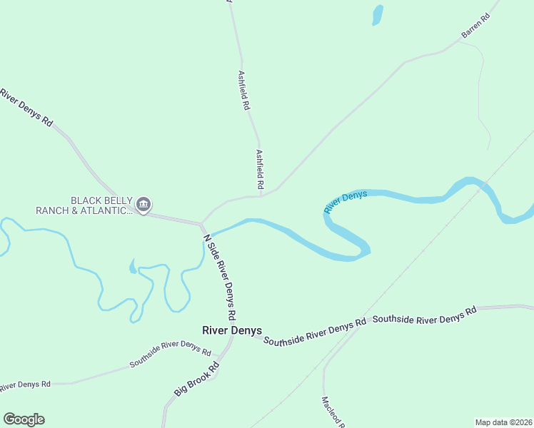 map of restaurants, bars, coffee shops, grocery stores, and more near 74 Barren Road in River Denys