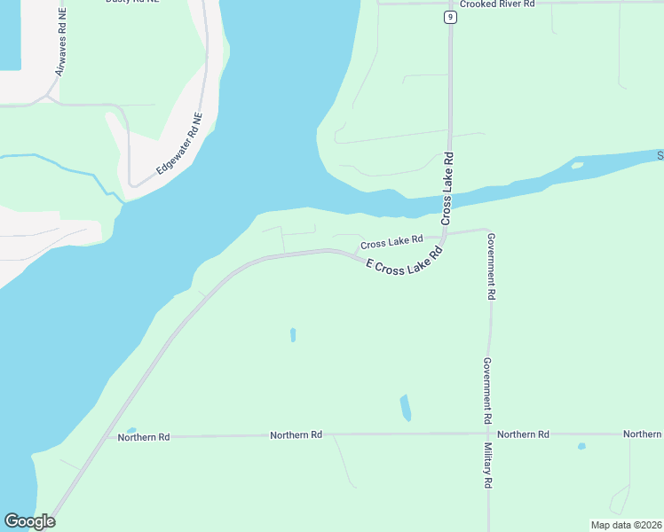 map of restaurants, bars, coffee shops, grocery stores, and more near 14938 Cross Lake Road in Pine City