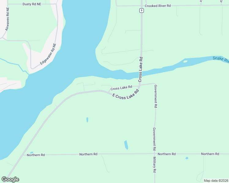 map of restaurants, bars, coffee shops, grocery stores, and more near 21036 Cross Lake Trail in Pine City