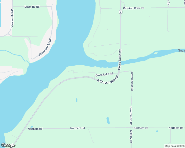 map of restaurants, bars, coffee shops, grocery stores, and more near 14938 Cross Lake Road in Pine City