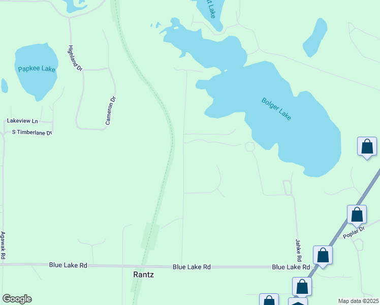 map of restaurants, bars, coffee shops, grocery stores, and more near 7754 Hixon Road in Minocqua
