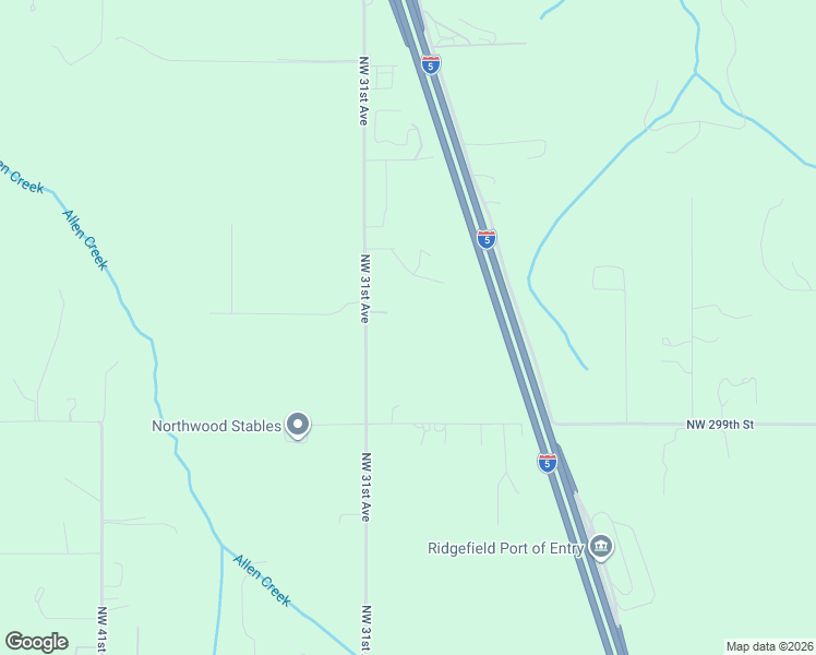map of restaurants, bars, coffee shops, grocery stores, and more near 30217 Northwest 31st Avenue in Ridgefield
