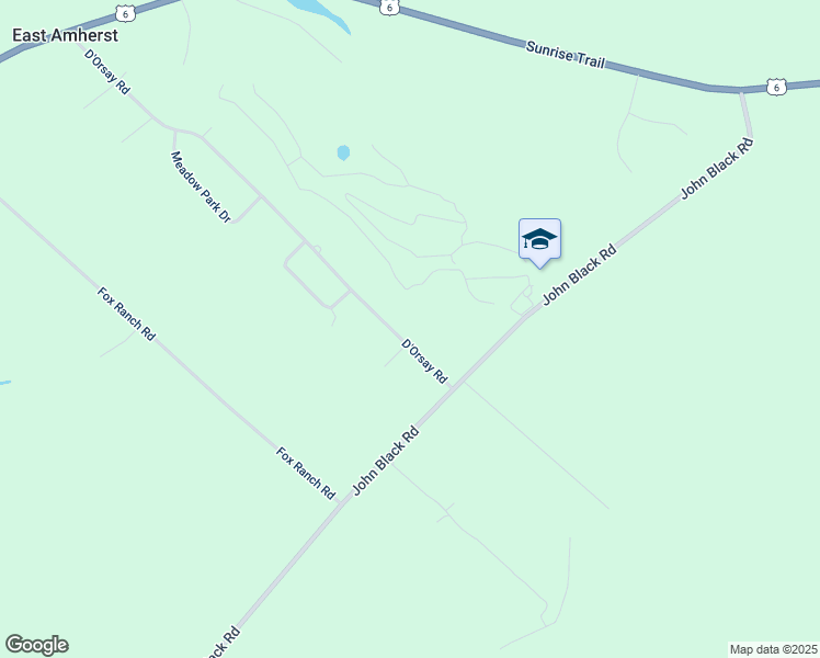 map of restaurants, bars, coffee shops, grocery stores, and more near 259 D'Orsay Road in Amherst