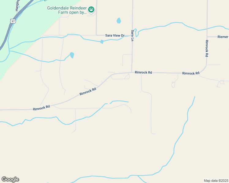 map of restaurants, bars, coffee shops, grocery stores, and more near 130 Rimrock Road in Goldendale