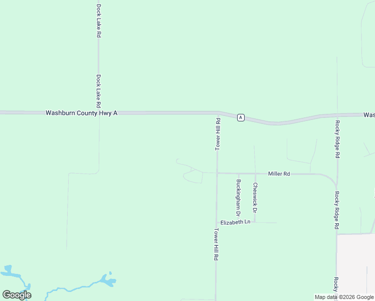 map of restaurants, bars, coffee shops, grocery stores, and more near N5603 Tower Hill Road in Spooner