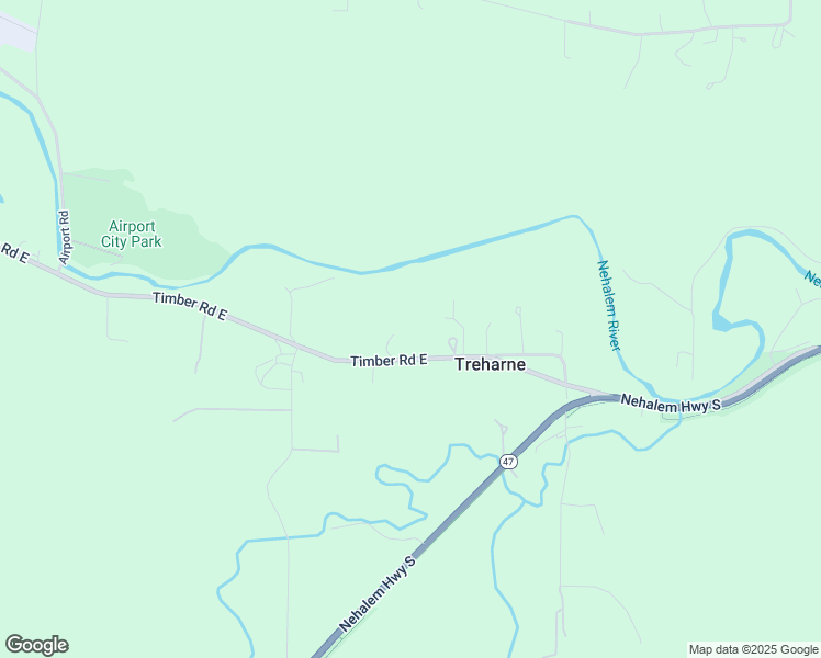 map of restaurants, bars, coffee shops, grocery stores, and more near 16725 Timber Road East in Vernonia