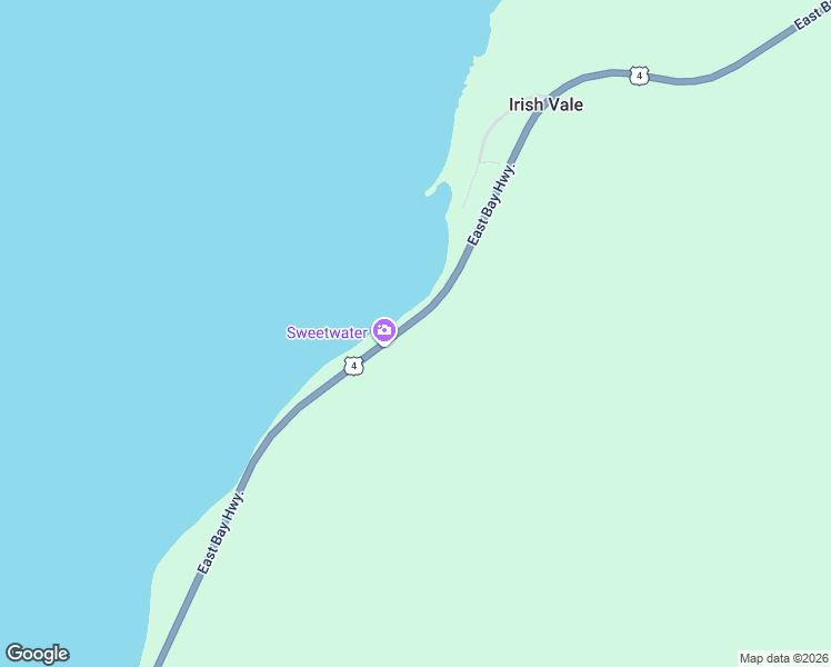 map of restaurants, bars, coffee shops, grocery stores, and more near 9653 East Bay Highway in Cape Breton