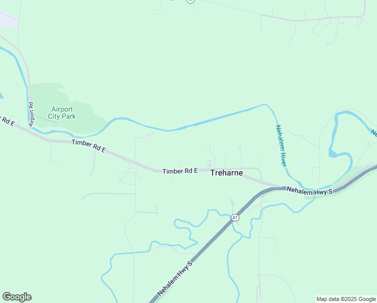 map of restaurants, bars, coffee shops, grocery stores, and more near 16725 Timber Road East in Vernonia