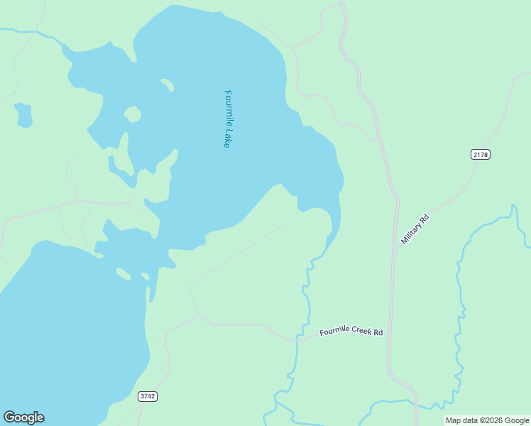 map of restaurants, bars, coffee shops, grocery stores, and more near 7991 4 Mile Lake Road in Three Lakes