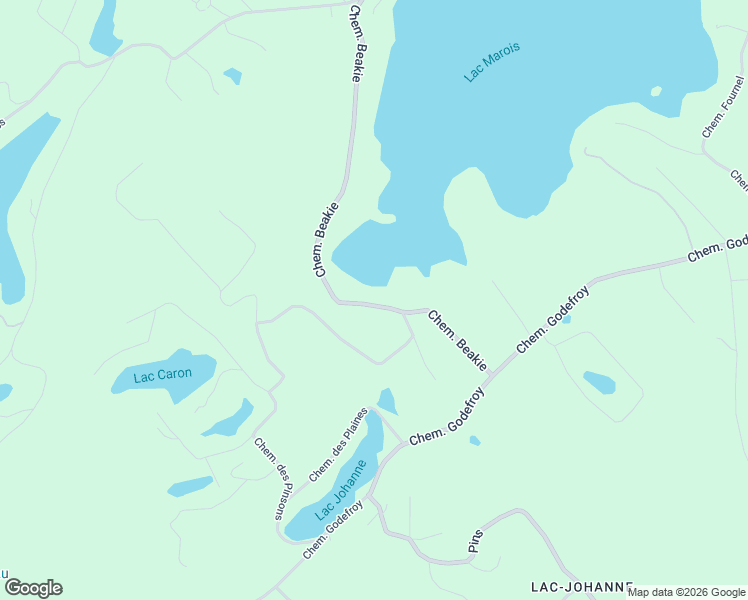 map of restaurants, bars, coffee shops, grocery stores, and more near 90 Chemin Beakie in Sainte-Anne-des-Lacs