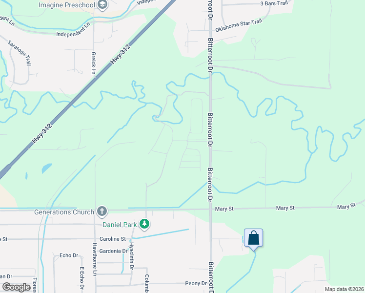 map of restaurants, bars, coffee shops, grocery stores, and more near 2530 Meadow Creek Drive in Billings