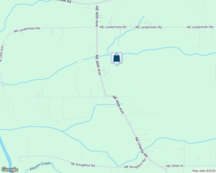 map of restaurants, bars, coffee shops, grocery stores, and more near 31007 Northeast 40th Avenue in La Center