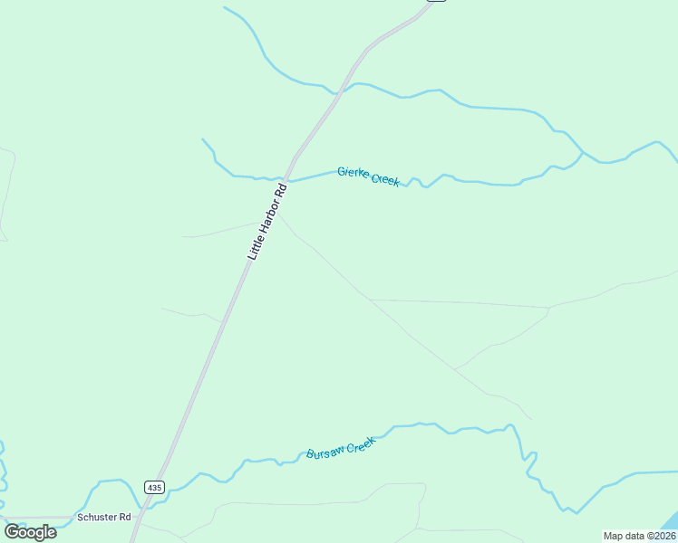 map of restaurants, bars, coffee shops, grocery stores, and more near Gierke Road in Manistique