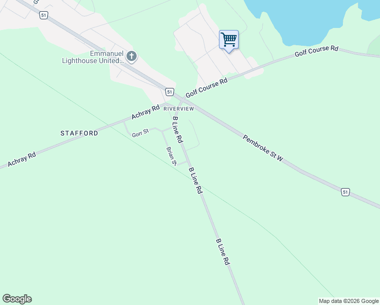 map of restaurants, bars, coffee shops, grocery stores, and more near 10 Barry Street in Pembroke