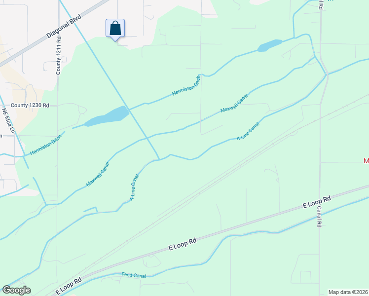 map of restaurants, bars, coffee shops, grocery stores, and more near 32306 Benjamin Lane in Hermiston