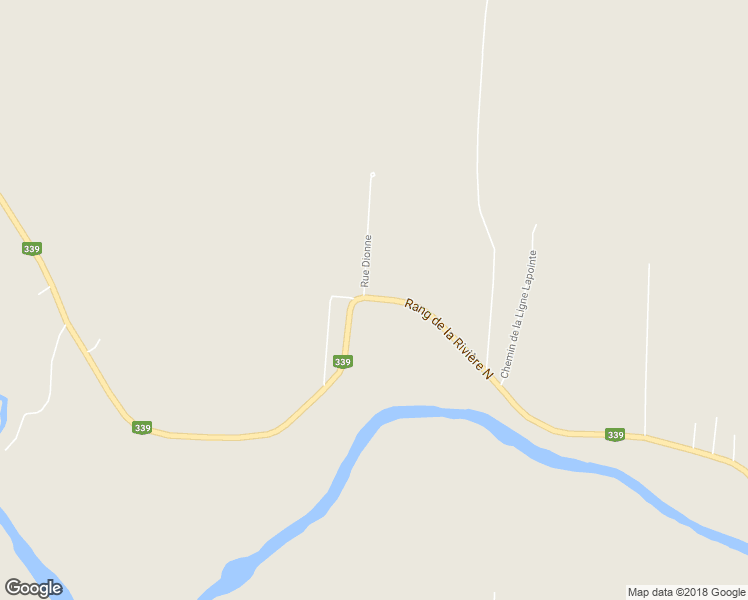 map of restaurants, bars, coffee shops, grocery stores, and more near 175 Rang de la Rivière Nord in Saint-Roch-de-l'Achigan