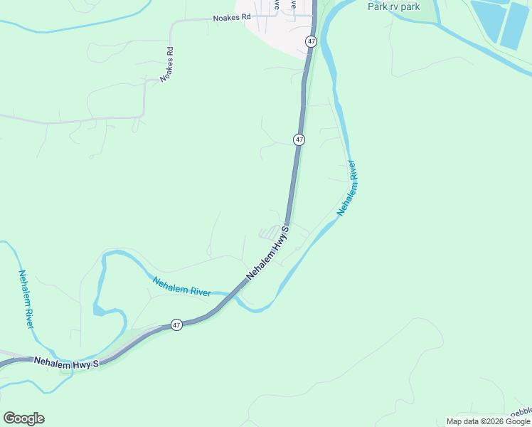map of restaurants, bars, coffee shops, grocery stores, and more near 58645 Nehalem Highway South in Vernonia