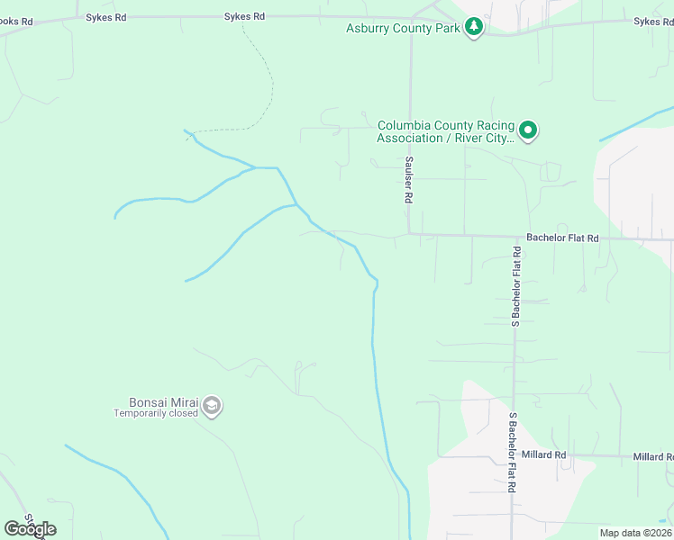 map of restaurants, bars, coffee shops, grocery stores, and more near 33548 Sunny Hill Lane in St. Helens