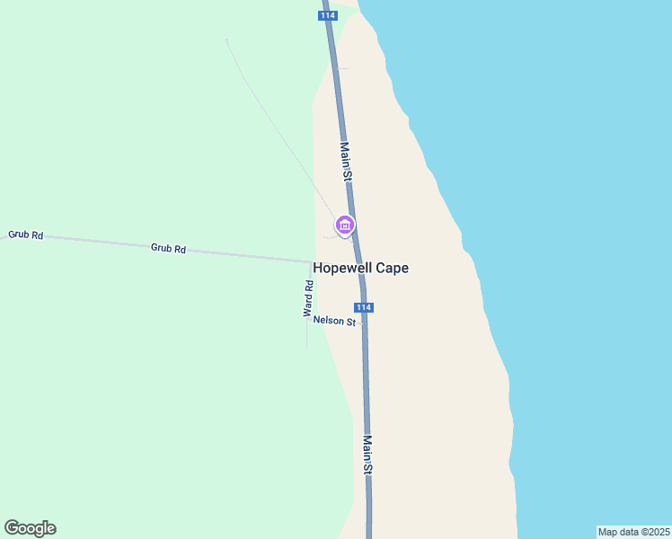 map of restaurants, bars, coffee shops, grocery stores, and more near 7 Grub Road in Hopewell Cape