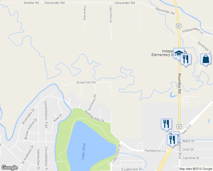 map of restaurants, bars, coffee shops, grocery stores, and more near 2648 Lake Elmo Drive in Billings
